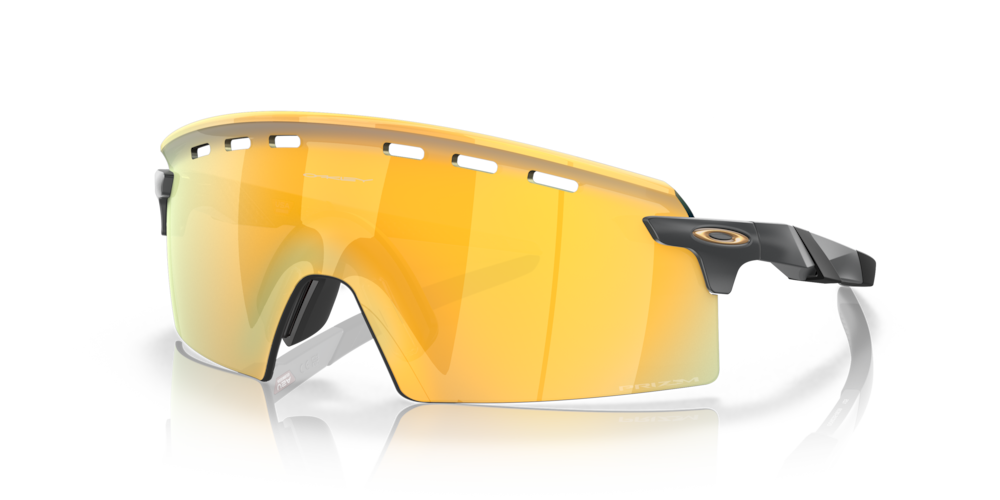 Oakley Sunglass Encoder Strike prizm 24k Lenses, with matte carbon Frame