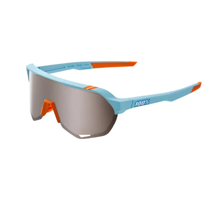 100% S2 Sport Sunglasses (Silver/Soft Tact Two Tone) | Cycling Gears Hub