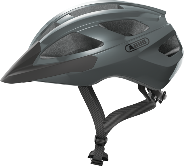 Abus Macator Road Cycling Helmet (Race Gray) | Cycling Gears Hub