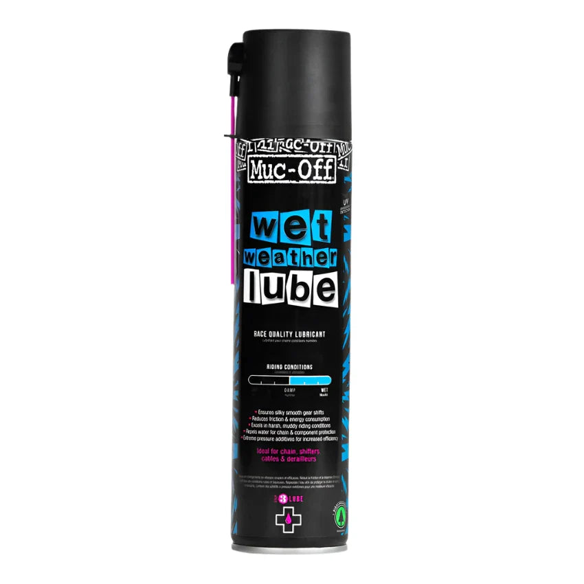 Muc-off Wet Weather Lube Aerosol | Cycling Gears Hub