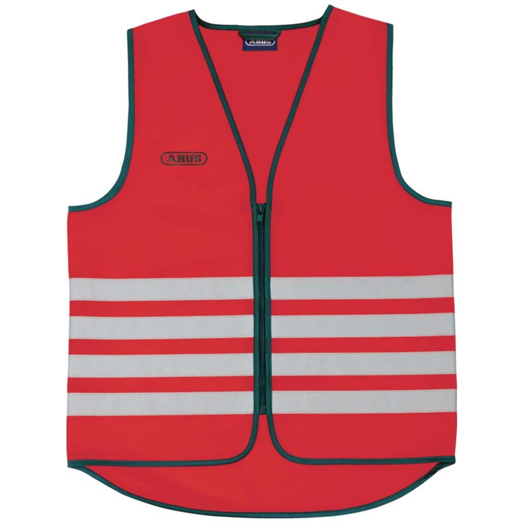 Abus Lumino Reflective Day Mens Cycling Vest (Red) | Cycling Gears Hub