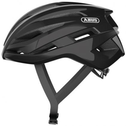 Abus Stormchaser Road Cycling Helmet (Shiny Black) | Cycling Gears Hub