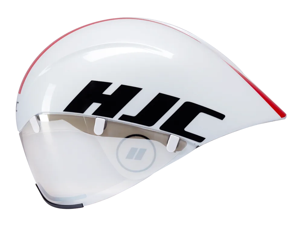 HJC Adwatt 1.0 Aero Road Cycling Helmet (Glossy White) | Cycling Gears Hub