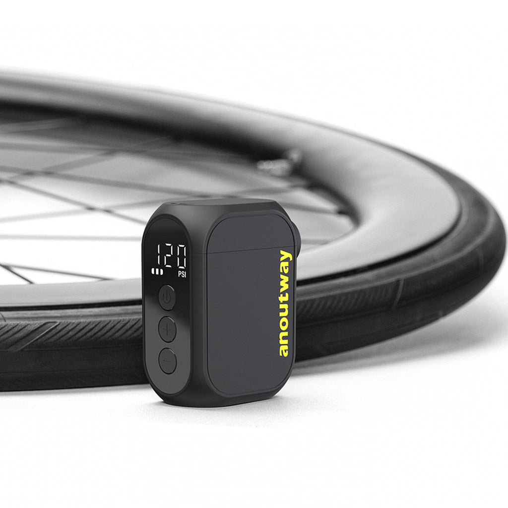 Anoutway AS210 Pro Mini Electronic Hand Pump (Black) | Cycling Gears Hub - Cycling Gears Hub