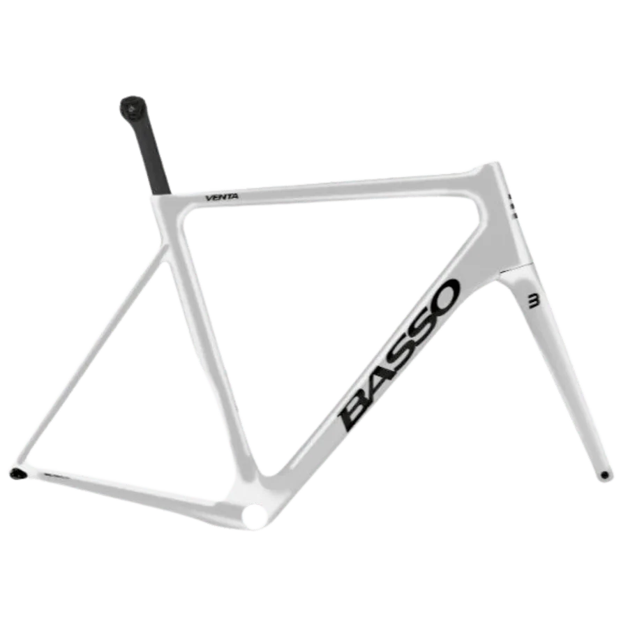Basso Venta Disc Frameset – Stone Gray | Handcrafted Italian Carbon