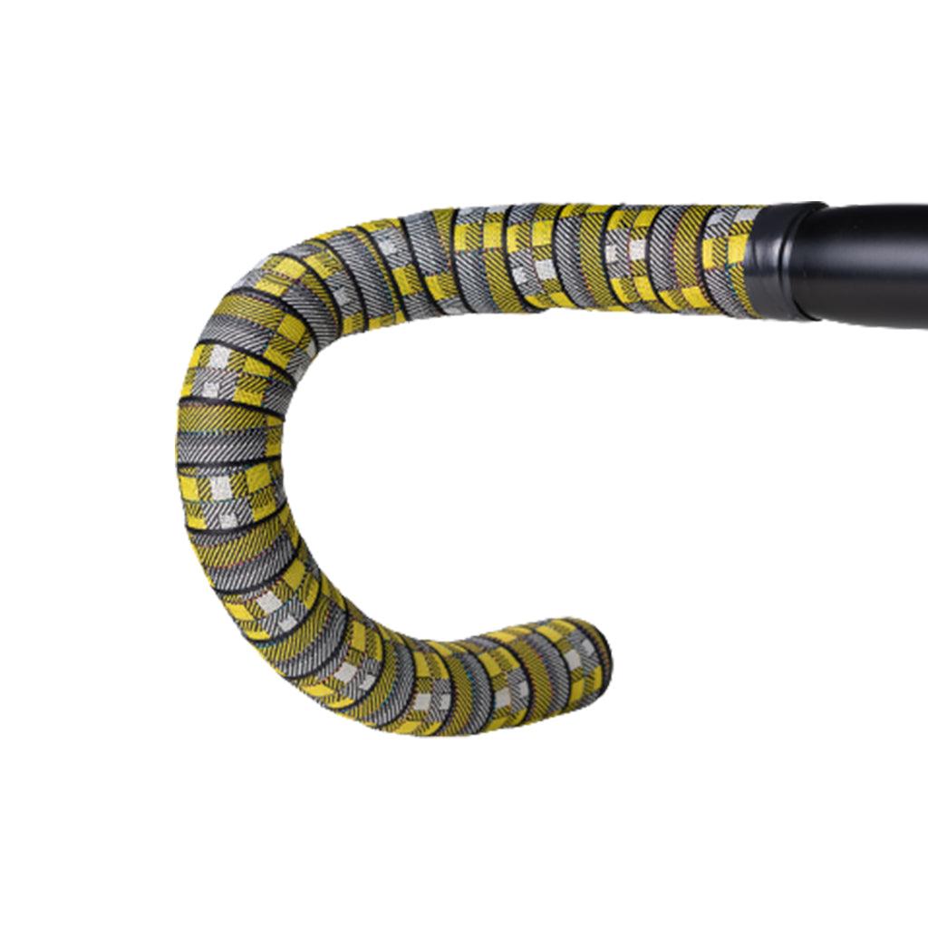 BTP Woven Bartape (Tartan Yellow) | Cycling Gears Hub - Cycling Gears Hub