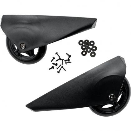 B&W Replacement Wheels For Bike Cases (Black) | Cycling Gears Hub - Cycling Gears Hub