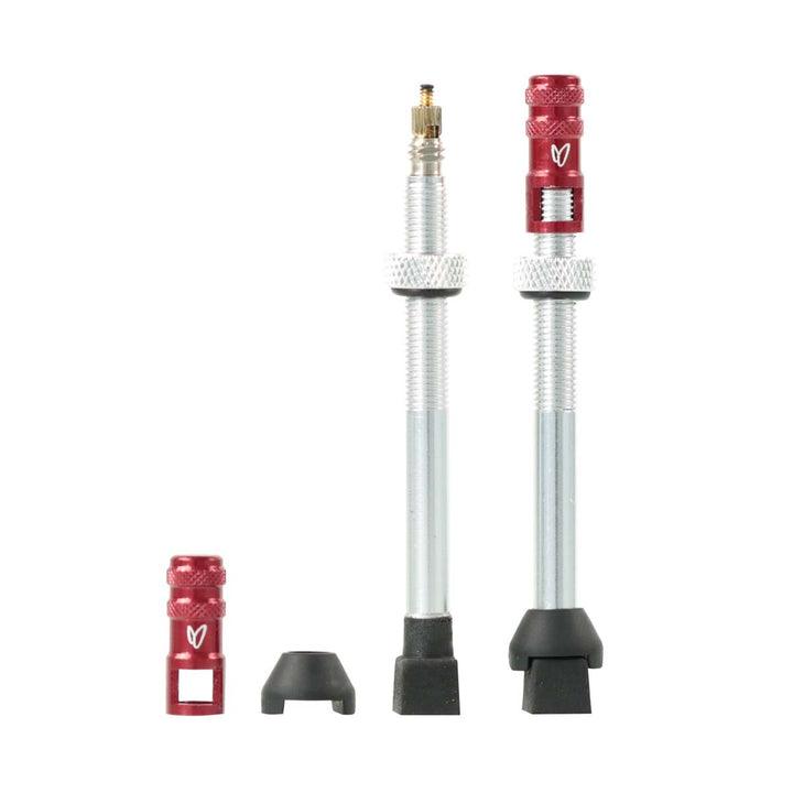 Effetto Mariposa Tubeless Valves (Silver) - Pack of 2 | Cycling Gears Hub - Cycling Gears Hub