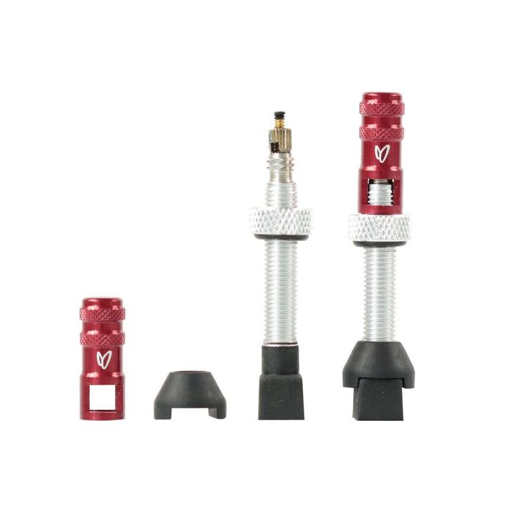Effetto Mariposa Tubeless Valves (Silver) - Pack of 2 | Cycling Gears Hub - Cycling Gears Hub