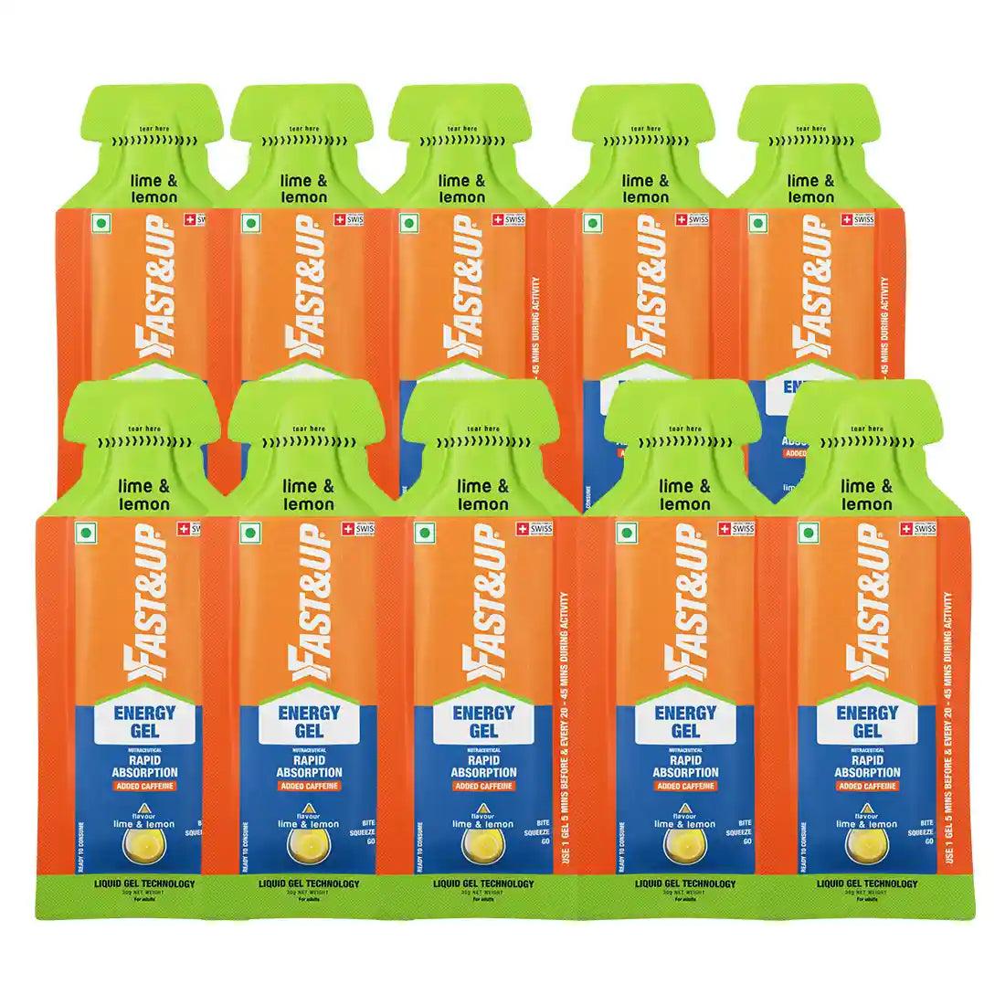 Fast&Up Energy Gel (Lime & Lemon) | Cycling Gears Hub - Cycling Gears Hub
