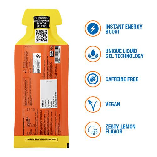 Fast&Up Energy Gel (Zesty Lemon) | Cycling Gears Hub - Cycling Gears Hub