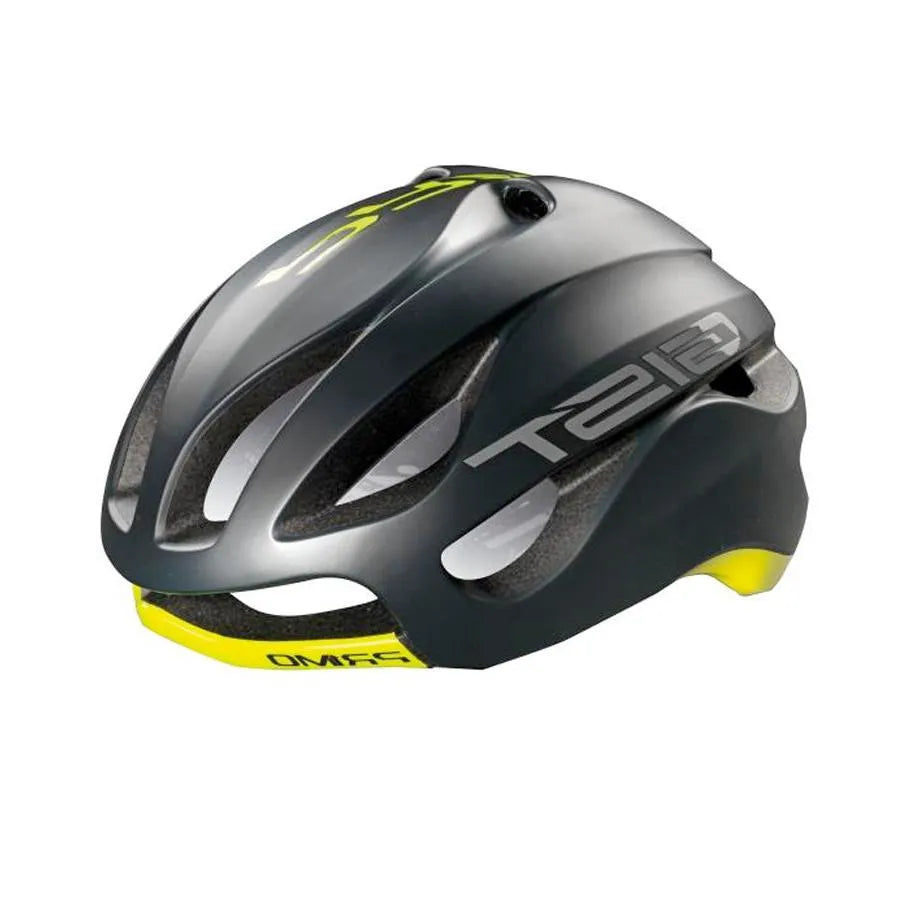 Gist Primo Road Cycling Helmet (Matt Black/Yellow) | Cycling Gears Hub