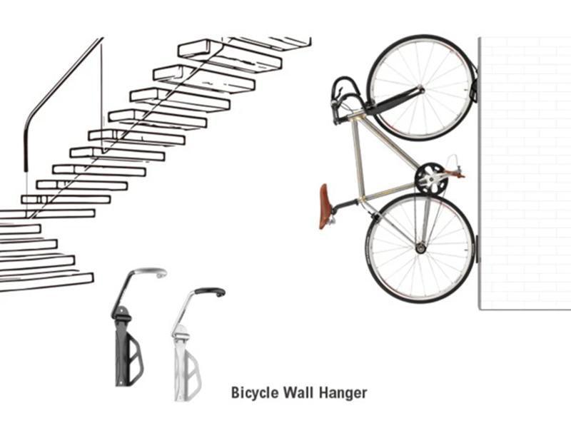 Ibera Bicycle Wall hanger (Black) | Cycling Gears Hub - Cycling Gears Hub