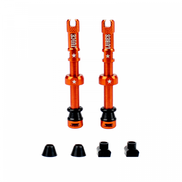 Juice Lubes Tubeless Valves (Orange) | Cycling Gears Hub - Cycling Gears Hub