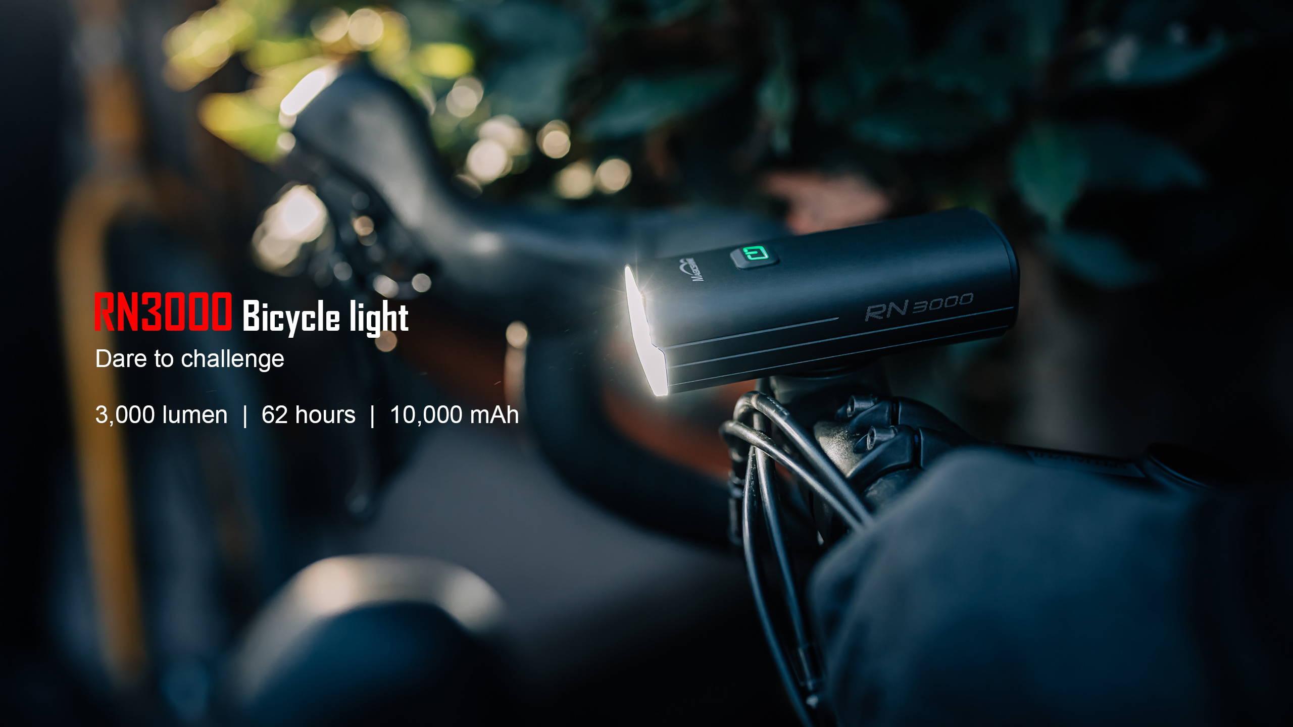 Magicshine RN 3000 Front Light (Black) | Cycling Gears Hub - Cycling Gears Hub