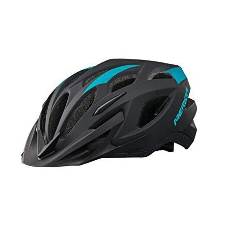 Merida Charger KJ201-Y-1 MTB Cycling Helmet (Matt Black/Blue) | Cycling Gears Hub
