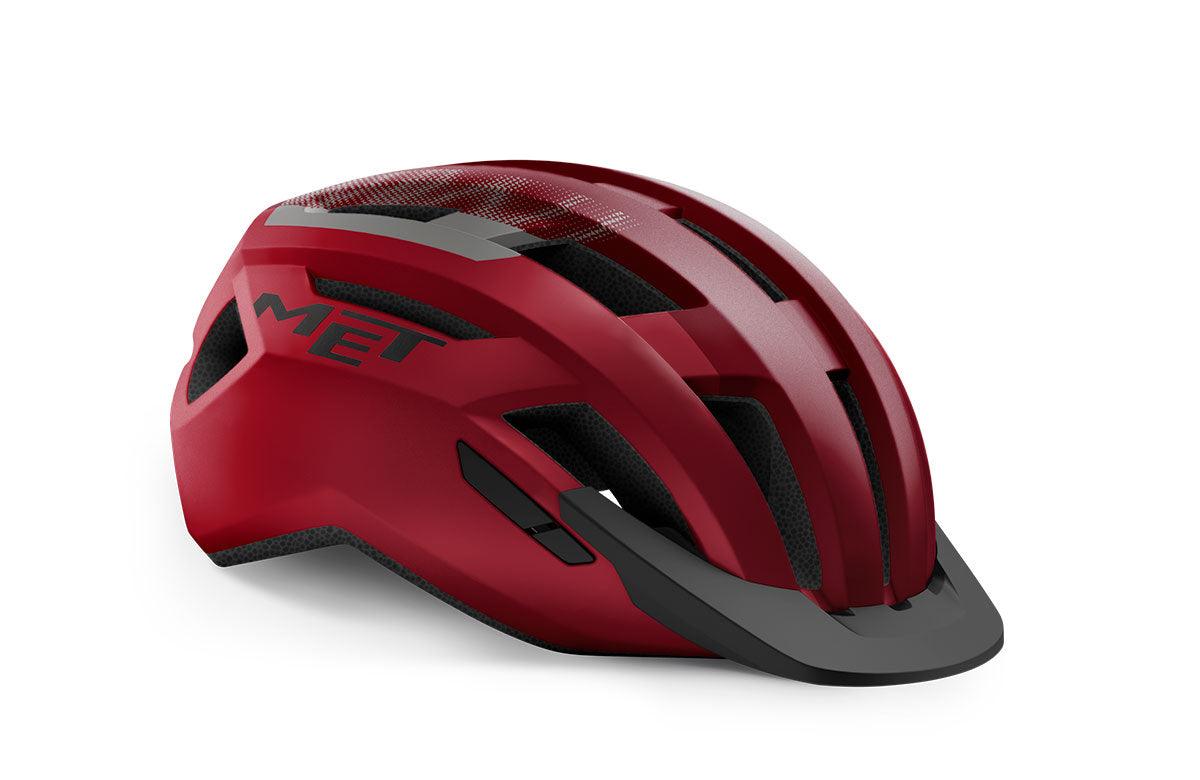 MET Allroad Commute Cycling Helmet (Red/Black/Matt) | Cycling Gears Hub - Cycling Gears Hub