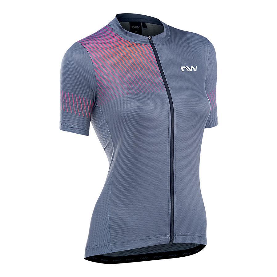 Northwave Origin Women's Cycling Jersey (Dark Grey/Pastle) | Cycling Gears Hub