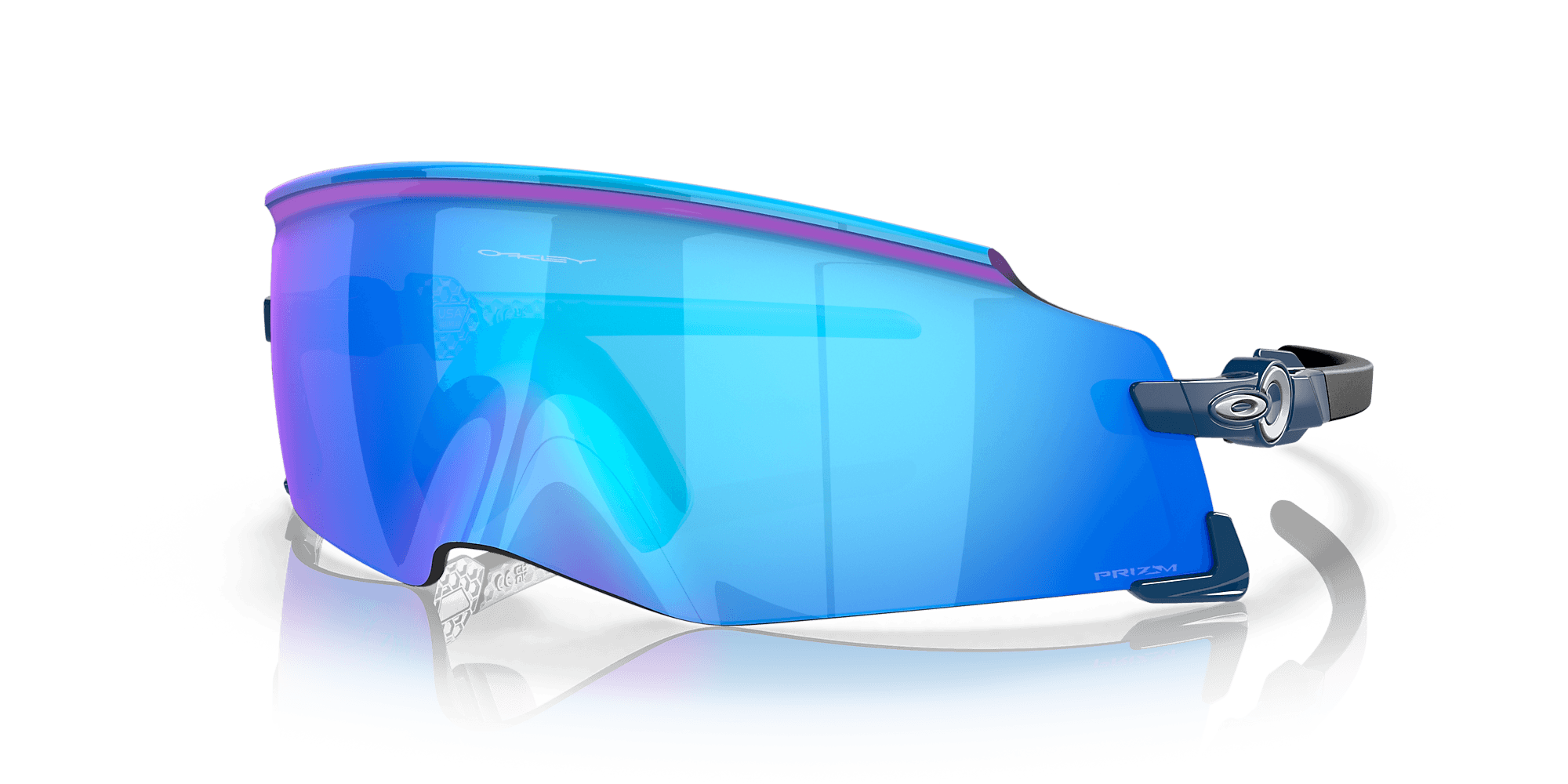 Oakley Kato Sport Sunglasses (Prizm Sapphire/Polished Poseidon) | Cycling Gears Hub - Cycling Gears Hub