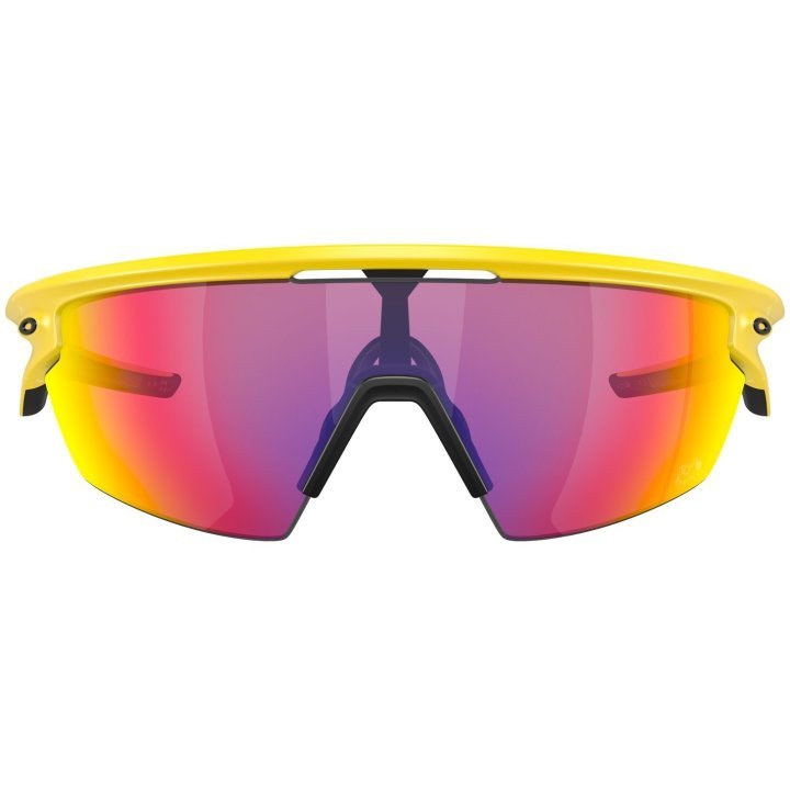 Oakley Sphaera Sport Sunglasses (Prizm Road/Matte Yellow) | Cycling Gears Hub - Cycling Gears Hub