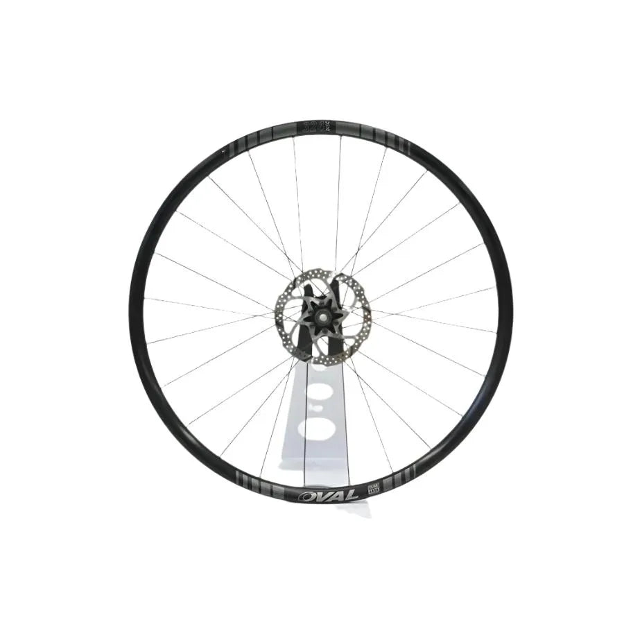 Oval Concepts 324 Aluminium Disc Brake Wheel - Shimano/Sram (Black) | Cycling Gears Hub - Cycling Gears Hub