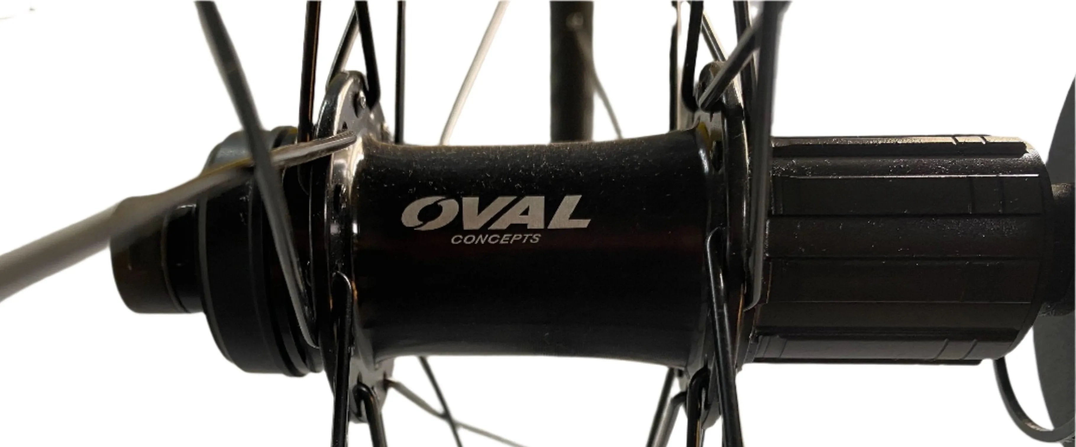Oval Concepts 324 Aluminium Disc Brake Wheel - Shimano/Sram (Black) | Cycling Gears Hub - Cycling Gears Hub