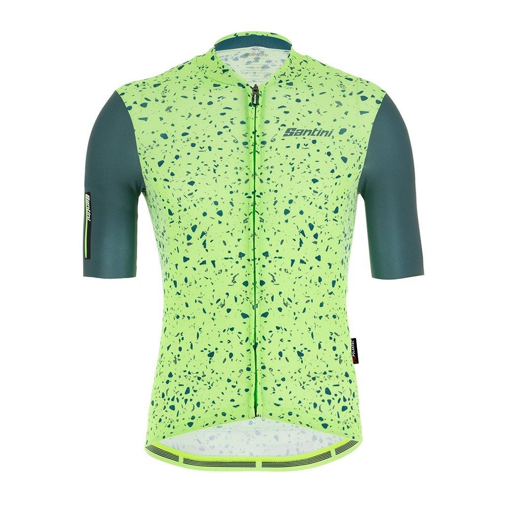 Santini Delta Pietra Mens Cycling Jersey (Military Green) | Cycling Gears Hub
