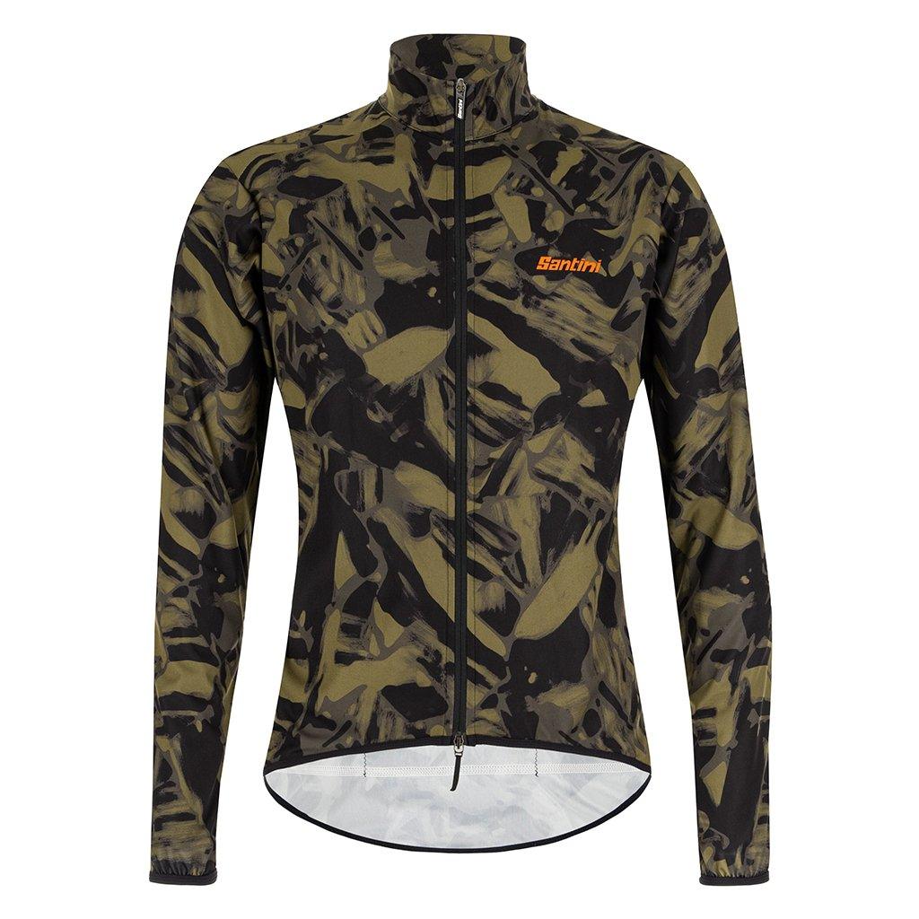Santini Nebula Gravel Wind Jacket (Military Green) | Cycling Gears Hub - Cycling Gears Hub