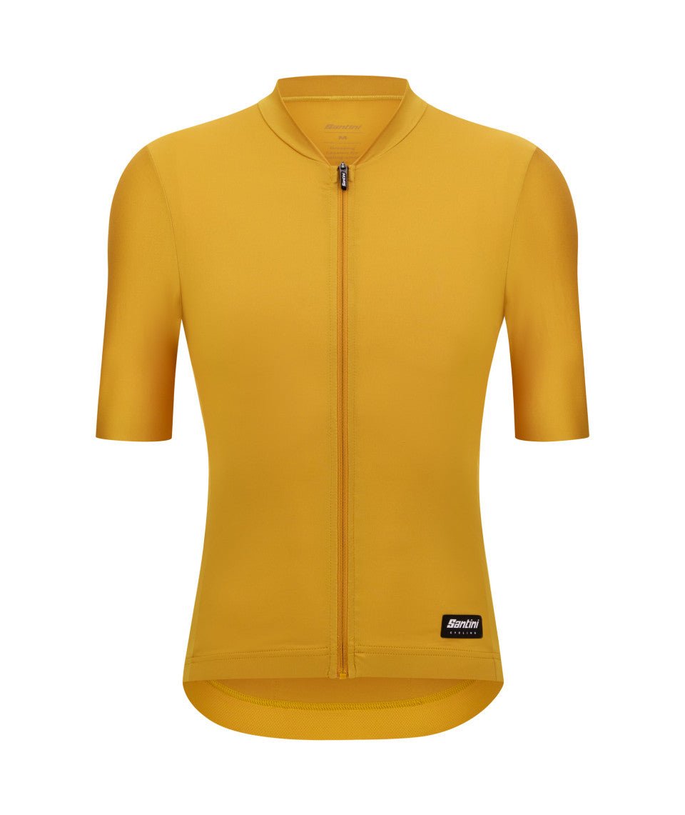 Santini Ready To Ride Unisex Cycling Jersey (Ochre) | Cycling Gears Hub - Cycling Gears Hub