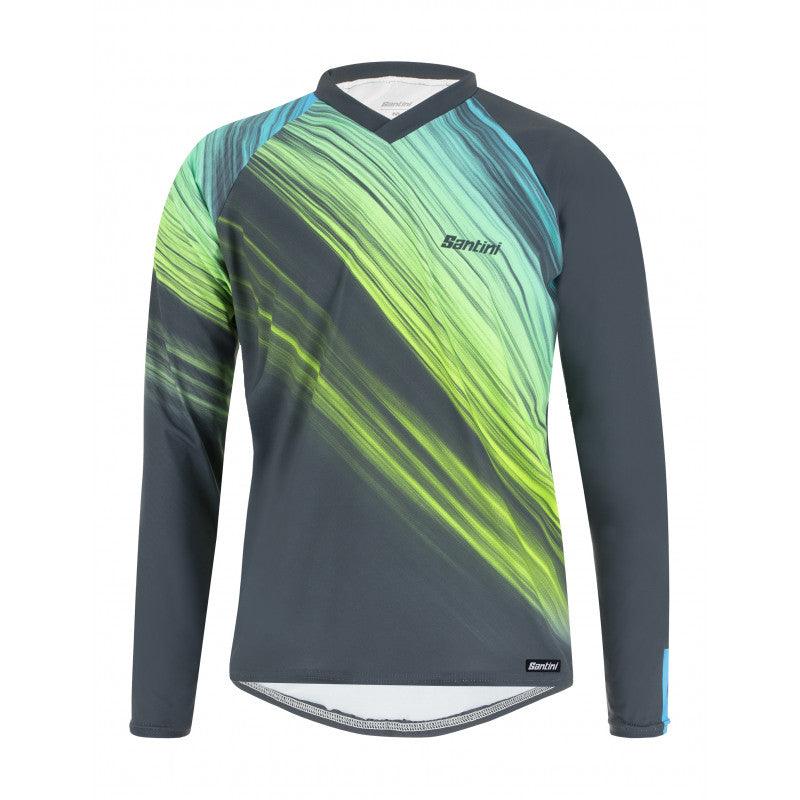 Santini Sasso MTB Mens Cycling Jersey (Green) | Cycling Gears Hub