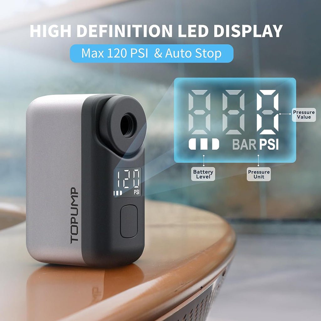 Topump AS200 Pro Mini Electronic Pump (Black) | Cycling Gears Hub - Cycling Gears Hub