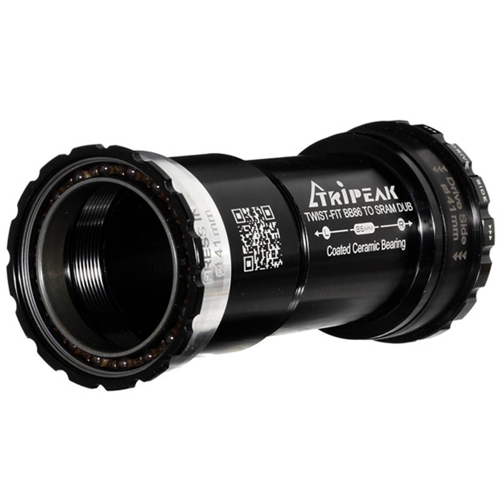 Tripeak BB86 Coated Ceramic Bottom Bracket - Sram DUB (Black) | Cycling Gears Hub