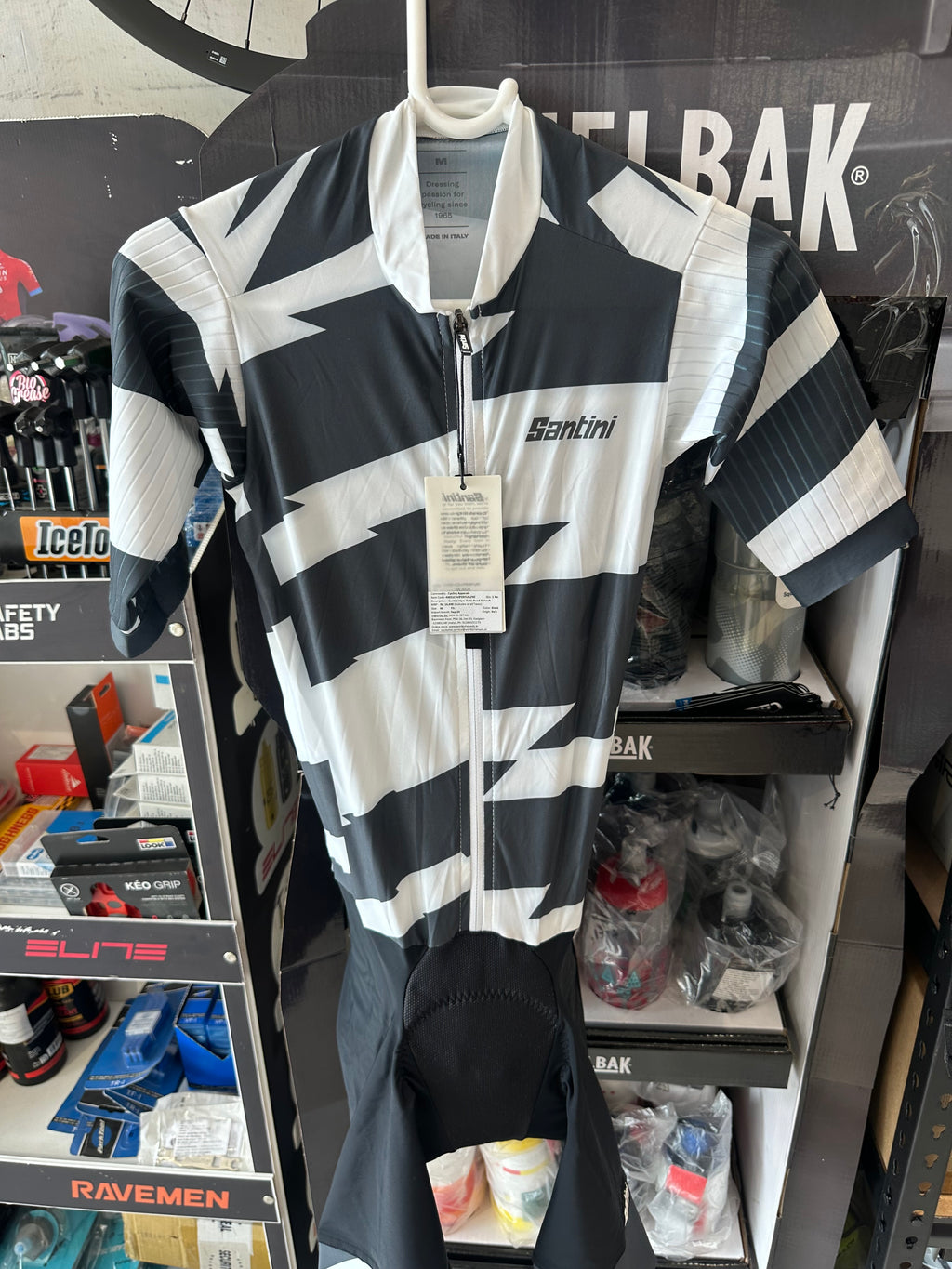 SANTINI VIPER FURIA ROAD SKINSUIT-BLACK FK