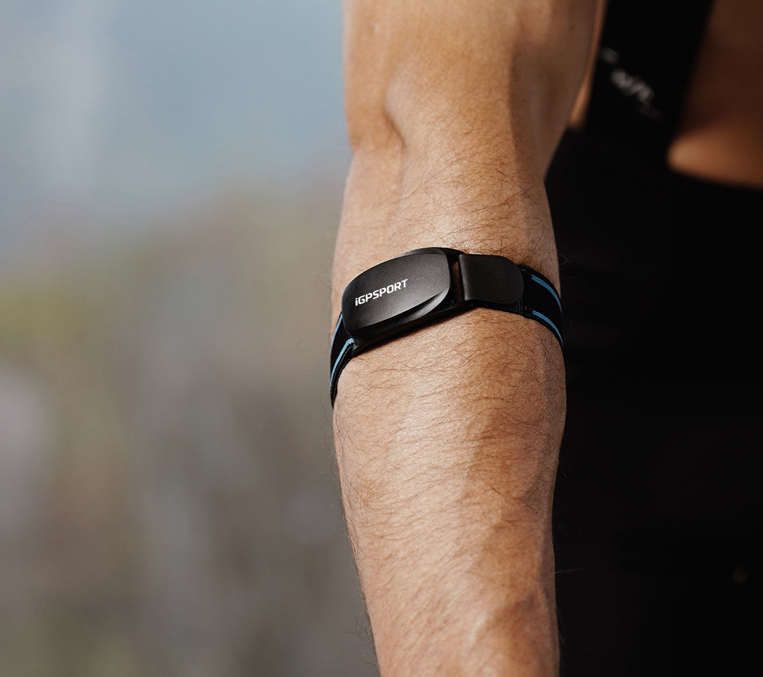 iGPSPORT HR70 Heart Rate Monitor Armband | Bluetooth 5.0 & ANT+ Wireless HR Sensor | Cycling Gears Hub