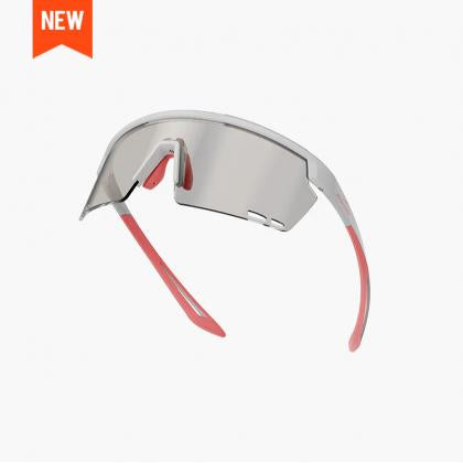 Magicshine Rouler Photochromic Sports Sunglasses White&Pink Color