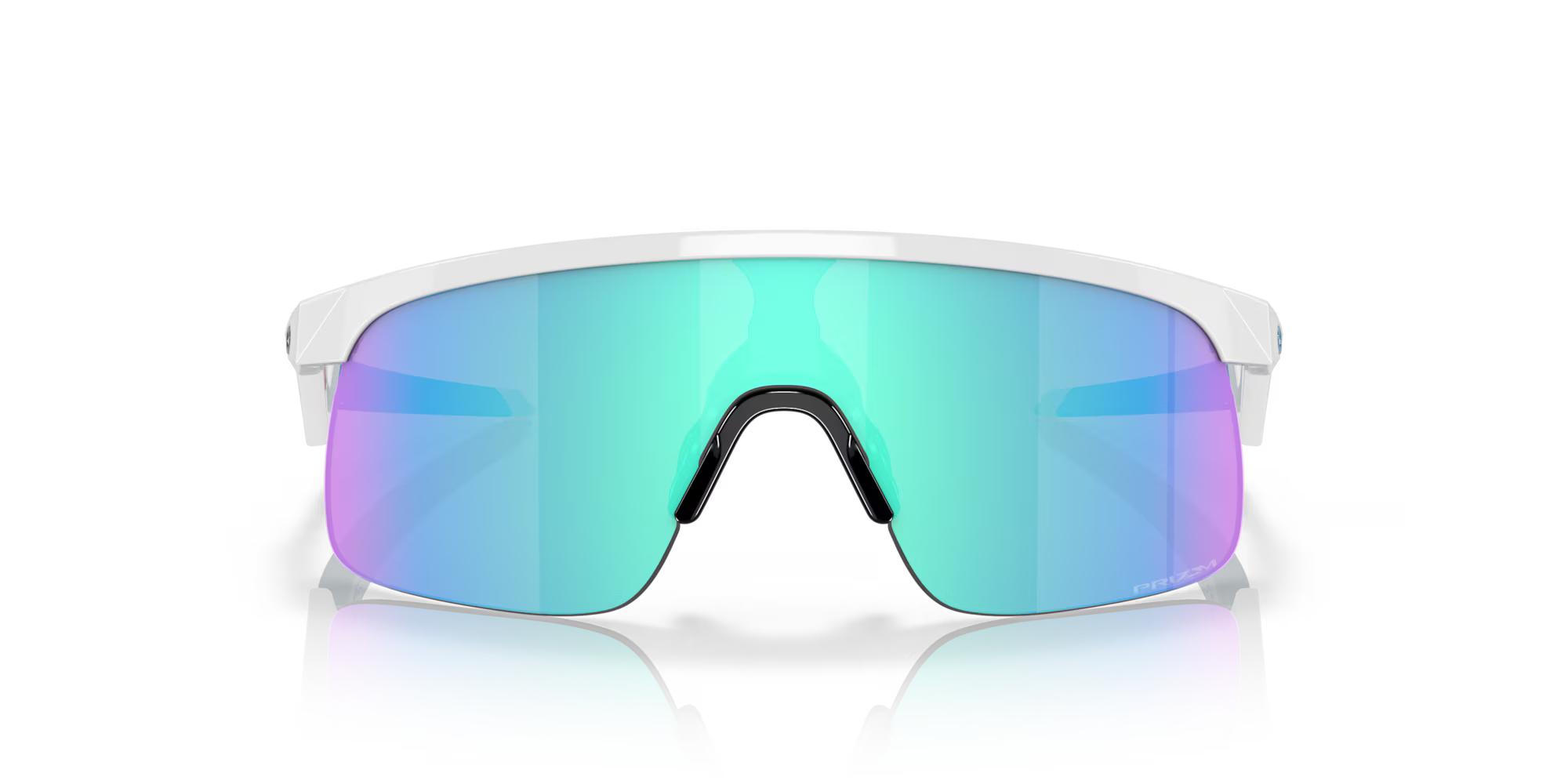 Oakley Resistor Youth Sunglasses – Prizm Sapphire Lens with Polished White Frame