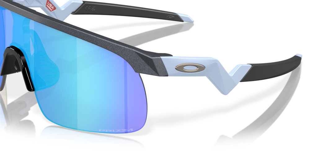 Oakley Youth Resistor Sport Sunglasses (Blue Steel/Prizm Sapphire) | Cycling Gears Hub