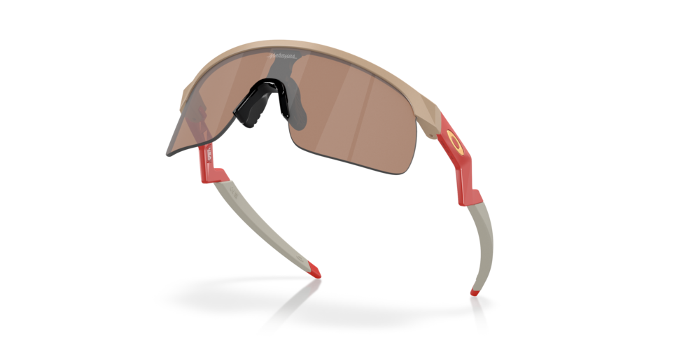 Oakley Sunglass Resistor (Youth Fit) Patrick Mahomes II Collection prizm tungsten Lenses with matte terrain tan Frame