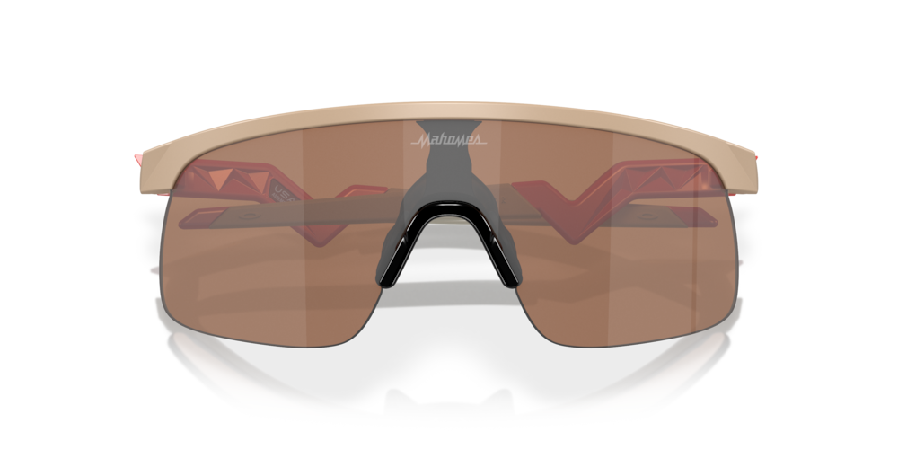 Oakley Sunglass Resistor (Youth Fit) Patrick Mahomes II Collection prizm tungsten Lenses with matte terrain tan Frame
