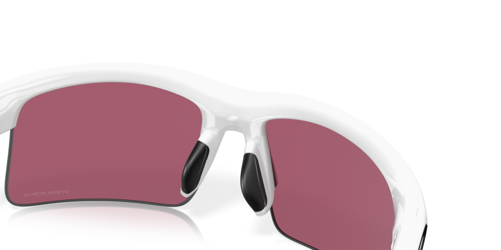 Oakley sunglass Capacitor (Youth Fit) prizm field Lenses with  polished white Frame