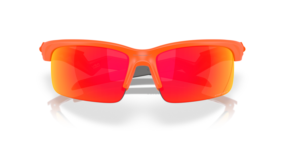 Okaley sunglass Capacitor (Youth Fit) prizm road Lenses with polished stonewash Frame
