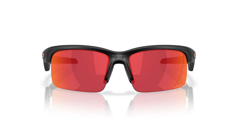 Oakley Sunglass Capacitor (Youth Fit) prizm field Lenses with matte black Frame
