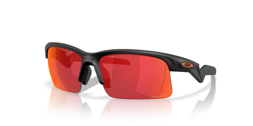 Oakley Sunglass Capacitor (Youth Fit) prizm field Lenses with matte black Frame