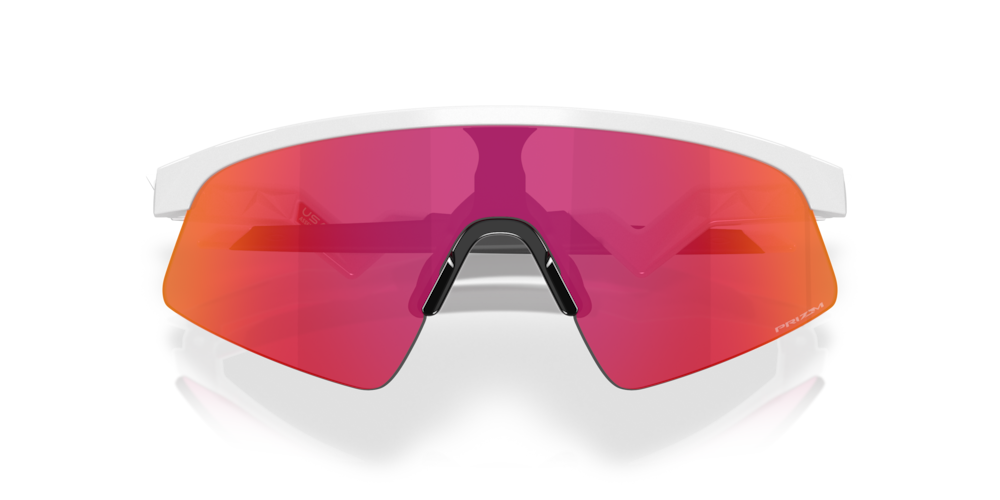 Oakley sunglass Resistor Sweep (Youth Fit) prizm field Lenses with polished white Frame