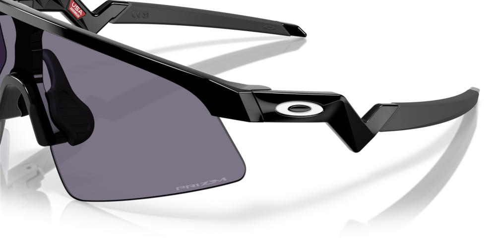Oakley Youth Resistor Sport Sunglasses (Polished Black/Prizm Grey) | Cycling Gears Hub