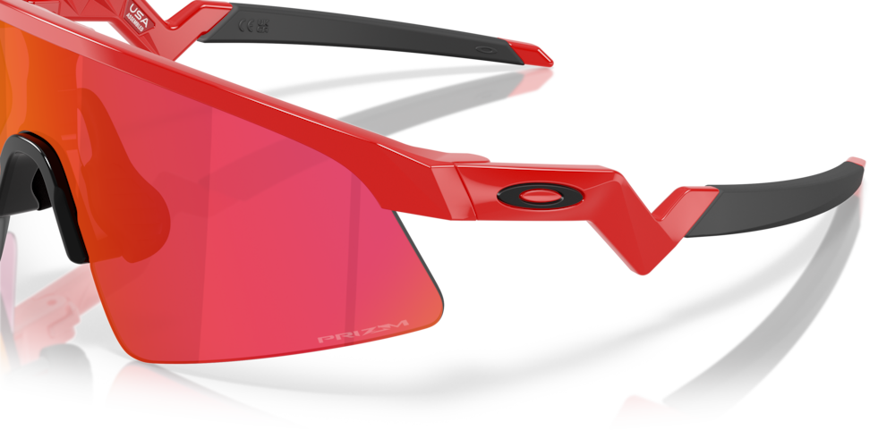 Oakley sunglass Resistor Sweep (Youth Fit) prizm field Lenses with redline Frame