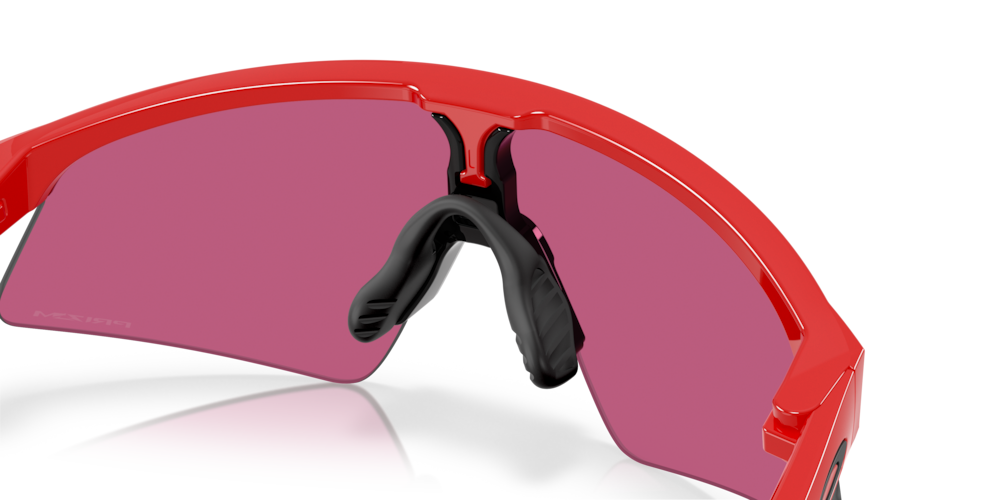 Oakley sunglass Resistor Sweep (Youth Fit) prizm field Lenses with redline Frame