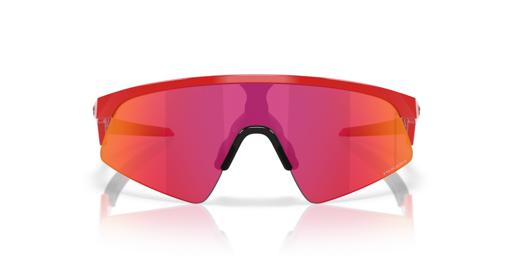 Oakley sunglass Resistor Sweep (Youth Fit) prizm field Lenses with redline Frame