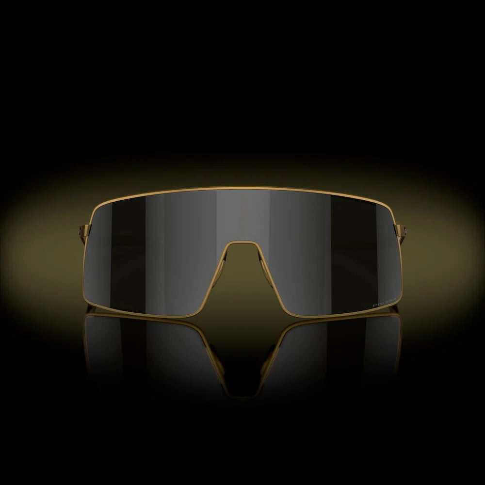 Oakley Sutro Ti Sunglasses – Prizm Black Lenses with Matte Gold Titanium Frame