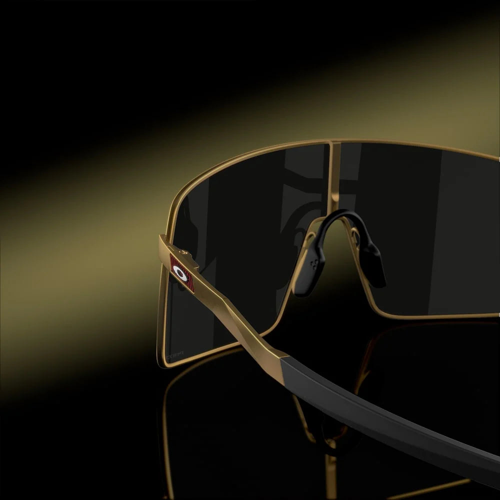 Oakley Sutro Ti Sunglasses – Prizm Black Lenses with Matte Gold Titanium Frame